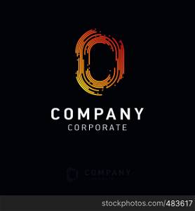 0 company logo design vector