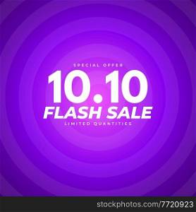 10.10.Flash sale promotion offer banner.Vector Illustration EPS10. 10.10.Flash sale promotion offer banner.Vector Illustration. EPS10.