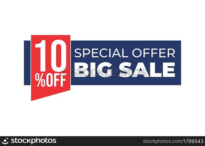 10% Sale Tag Vector Badge Template, 60% Sale Label Collection, Clearance Sale Sticker Emblem, Bargain Sale Sign Isolated On White Background, Sale Text Banner And Label Sticker Sale Offer And Badge Tag Sale Advertising