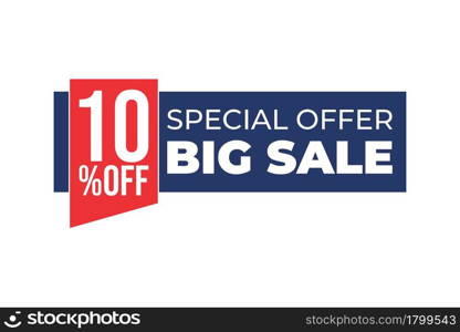 10% Sale Tag Vector Badge Template, 60% Sale Label Collection, Clearance Sale Sticker Emblem, Bargain Sale Sign Isolated On White Background, Sale Text Banner And Label Sticker Sale Offer And Badge Tag Sale Advertising