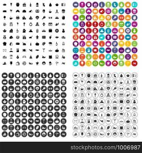 100 bounty icons set vector in 4 variant for any web design isolated on white. 100 bounty icons set vector variant