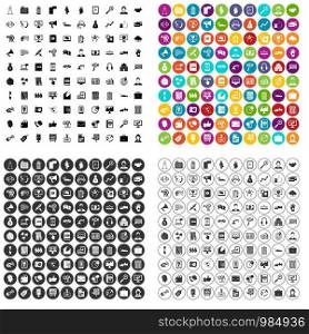 100 business activity icons set vector in 4 variant for any web design isolated on white. 100 business activity icons set vector variant