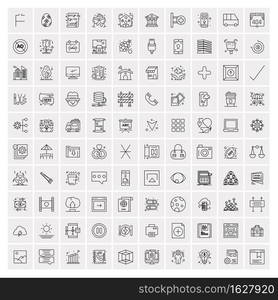 100 Business Icons Universal Set for Web and Mobile