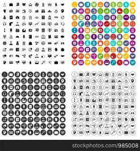 100 business people icons set vector in 4 variant for any web design isolated on white. 100 business people icons set vector variant