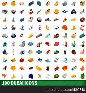 100 dubai icons set in isometric 3d style for any design vector illustration. 100 dubai icons set, isometric 3d style