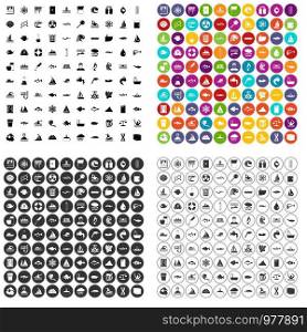 100 hydrology icons set vector in 4 variant for any web design isolated on white. 100 hydrology icons set vector variant
