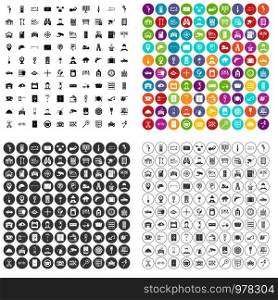 100 keys icons set vector in 4 variant for any web design isolated on white. 100 keys icons set vector variant