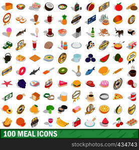 100 mains icons set in isometric 3d style for any design vector illustration. 100 mains icons set, isometric 3d style
