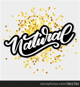 100 Natural Vector Lettering Stamp brush. 100 Natural Vector Lettering Stamp Illustration slogan calligraphy