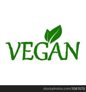100% organic vegan food illustration. Vector eps10