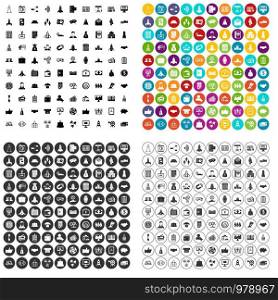 100 partnership startup icons set vector in 4 variant for any web design isolated on white. 100 partnership startup icons set vector variant
