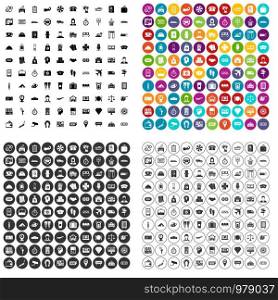 100 paying money icons set vector in 4 variant for any web design isolated on white. 100 paying money icons set vector variant