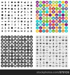 100 philanthropy icons set vector in 4 variant for any web design isolated on white. 100 philanthropy icons set vector variant