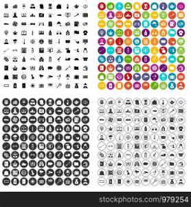 100 police icons set vector in 4 variant for any web design isolated on white. 100 police icons set vector variant