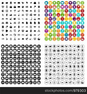 100 post and mail icons set vector in 4 variant for any web design isolated on white. 100 post and mail icons set vector variant