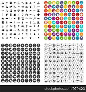 100 profession icons set vector in 4 variant for any web design isolated on white. 100 profession icons set vector variant