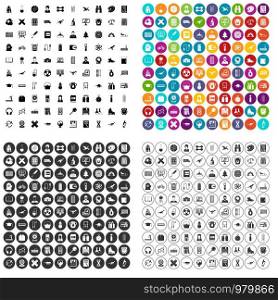 100 school activities icons set vector in 4 variant for any web design isolated on white. 100 school activities icons set vector variant