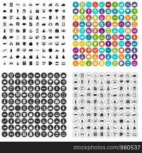 100 startup icons set vector in 4 variant for any web design isolated on white. 100 startup icons set vector variant
