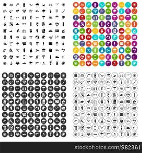 100 sun icons set vector in 4 variant for any web design isolated on white. 100 sun icons set vector variant