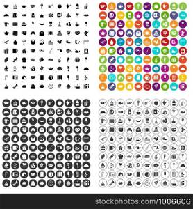 100 tea party icons set vector in 4 variant for any web design isolated on white. 100 tea party icons set vector variant