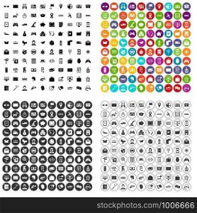 100 telephone icons set vector in 4 variant for any web design isolated on white. 100 telephone icons set vector variant