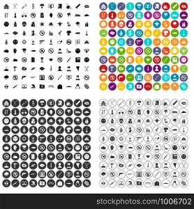 100 tension icons set vector in 4 variant for any web design isolated on white. 100 tension icons set vector variant
