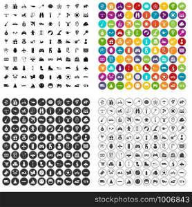 100 toys for kids icons set vector in 4 variant for any web design isolated on white. 100 toys for kids icons set vector variant