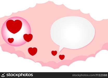 14 February Valentine&rsquo;s day Pink and white background love heart