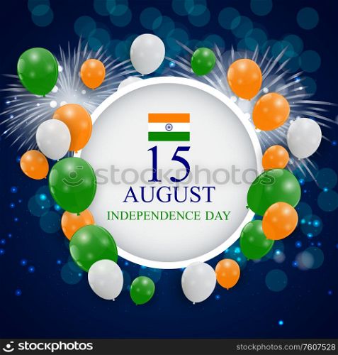 15th August India Independence Day celebration background. Vector Illustration EPS10. 15th August India Independence Day celebration background. Vector Illustration