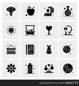 16 Business Universal Icons Vector. Creative Icon Illustration to use in web and Mobile Related project.