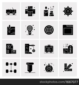 16 Business Universal Icons Vector. Creative Icon Illustration to use in web and Mobile Related project.