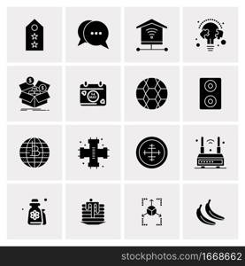 16 Business Universal Icons Vector. Creative Icon Illustration to use in web and Mobile Related project.