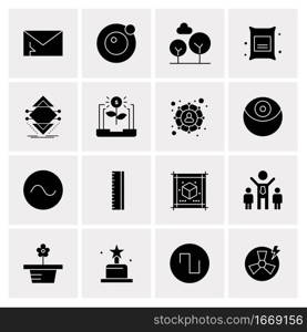 16 Business Universal Icons Vector. Creative Icon Illustration to use in web and Mobile Related project.