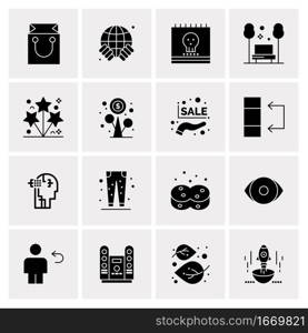 16 Business Universal Icons Vector. Creative Icon Illustration to use in web and Mobile Related project.