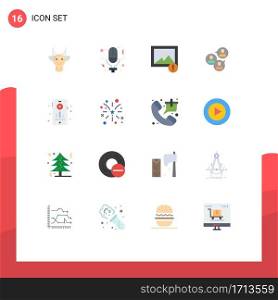 16 Creative Icons Modern Signs and Symbols of audio, group, women, focus, focus group Editable Pack of Creative Vector Design Elements