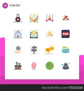 16 Creative Icons Modern Signs and Symbols of dollar, business, heart, building, sale Editable Pack of Creative Vector Design Elements