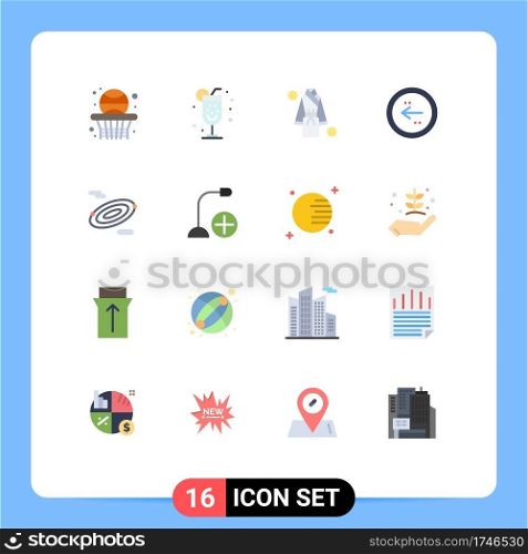16 Creative Icons Modern Signs and Symbols of rotation, direction, hotel, circle, arrow Editable Pack of Creative Vector Design Elements