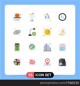 16 Creative Icons Modern Signs and Symbols of rotation, direction, hotel, circle, arrow Editable Pack of Creative Vector Design Elements