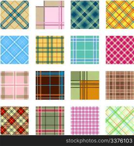 16 different plaid patterns
