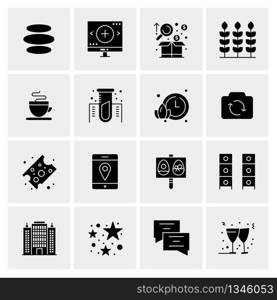 16 Universal Business Icons Vector. Creative Icon Illustration to use in web and Mobile Related project.