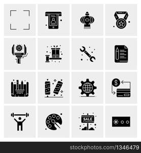 16 Universal Business Icons Vector. Creative Icon Illustration to use in web and Mobile Related project.