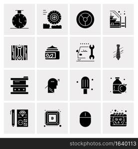 16 Universal Business Icons Vector. Creative Icon Illustration to use in web and Mobile Related project.