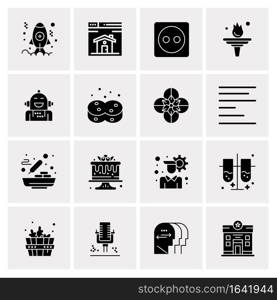 16 Universal Business Icons Vector. Creative Icon Illustration to use in web and Mobile Related project.