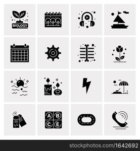 16 Universal Business Icons Vector. Creative Icon Illustration to use in web and Mobile Related project.