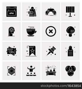 16 Universal Business Icons Vector. Creative Icon Illustration to use in web and Mobile Related project.