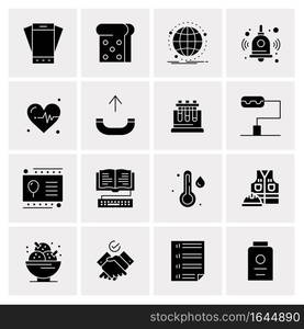 16 Universal Business Icons Vector. Creative Icon Illustration to use in web and Mobile Related project.