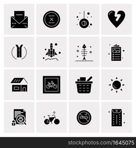 16 Universal Business Icons Vector. Creative Icon Illustration to use in web and Mobile Related project.