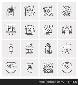 16 Universal Business Icons Vector. Creative Icon Illustration to use in web and Mobile Related project.