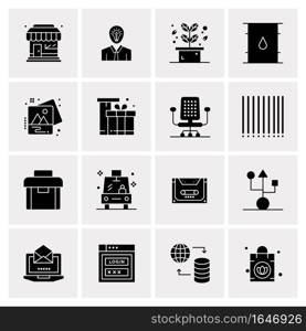 16 Universal Business Icons Vector. Creative Icon Illustration to use in web and Mobile Related project.