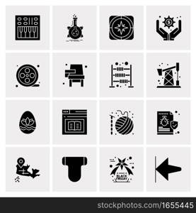 16 Universal Business Icons Vector. Creative Icon Illustration to use in web and Mobile Related project.